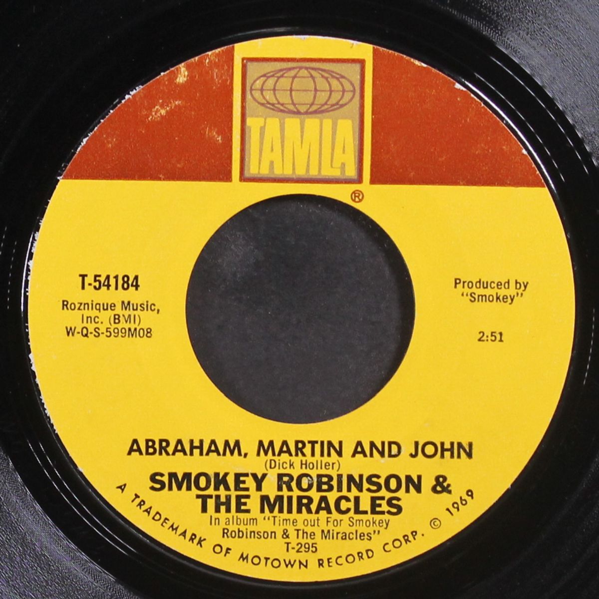 abraham martin & john / much better off by SMOKEY ROBINSON & MIRACLES