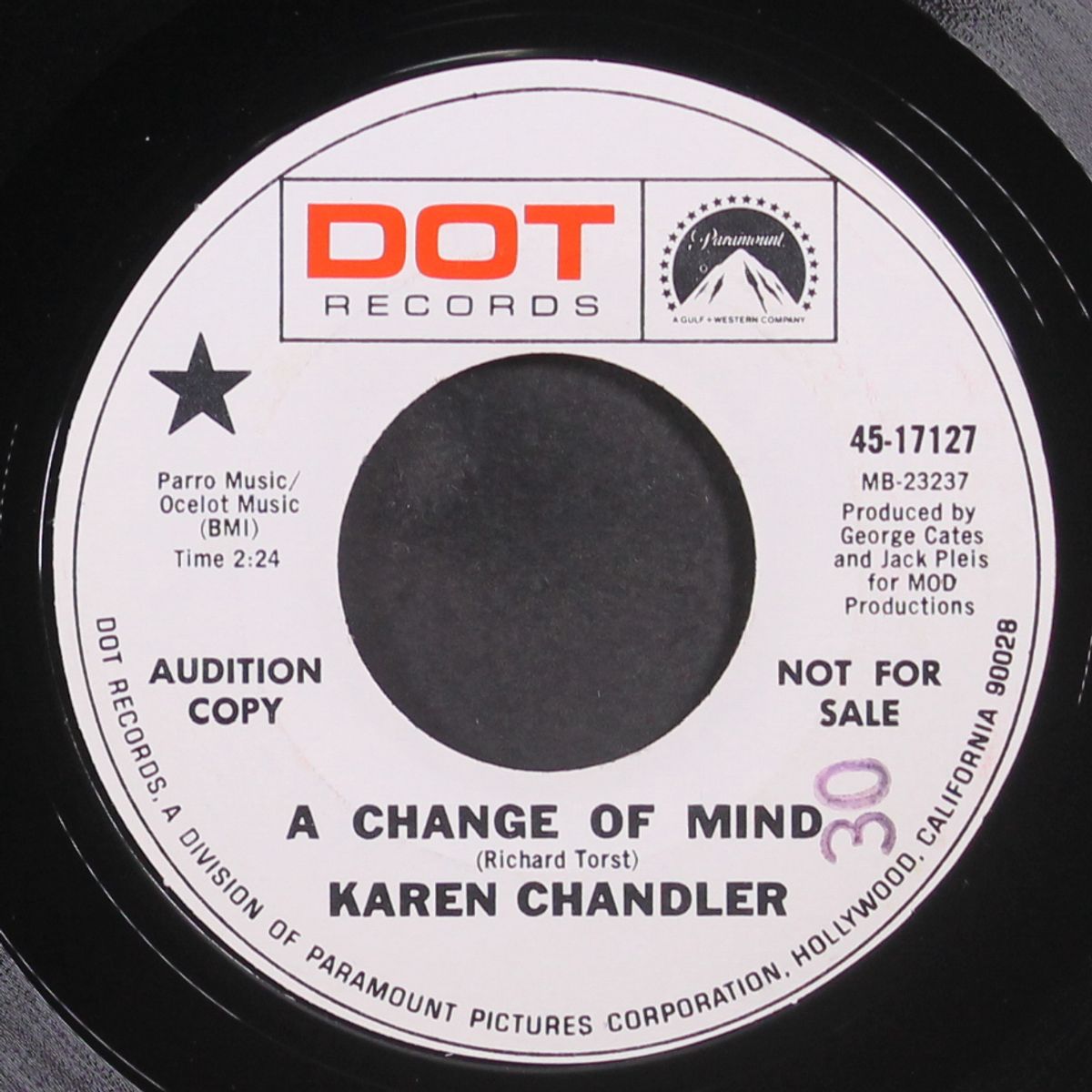 a change of mind by KAREN CHANDLER