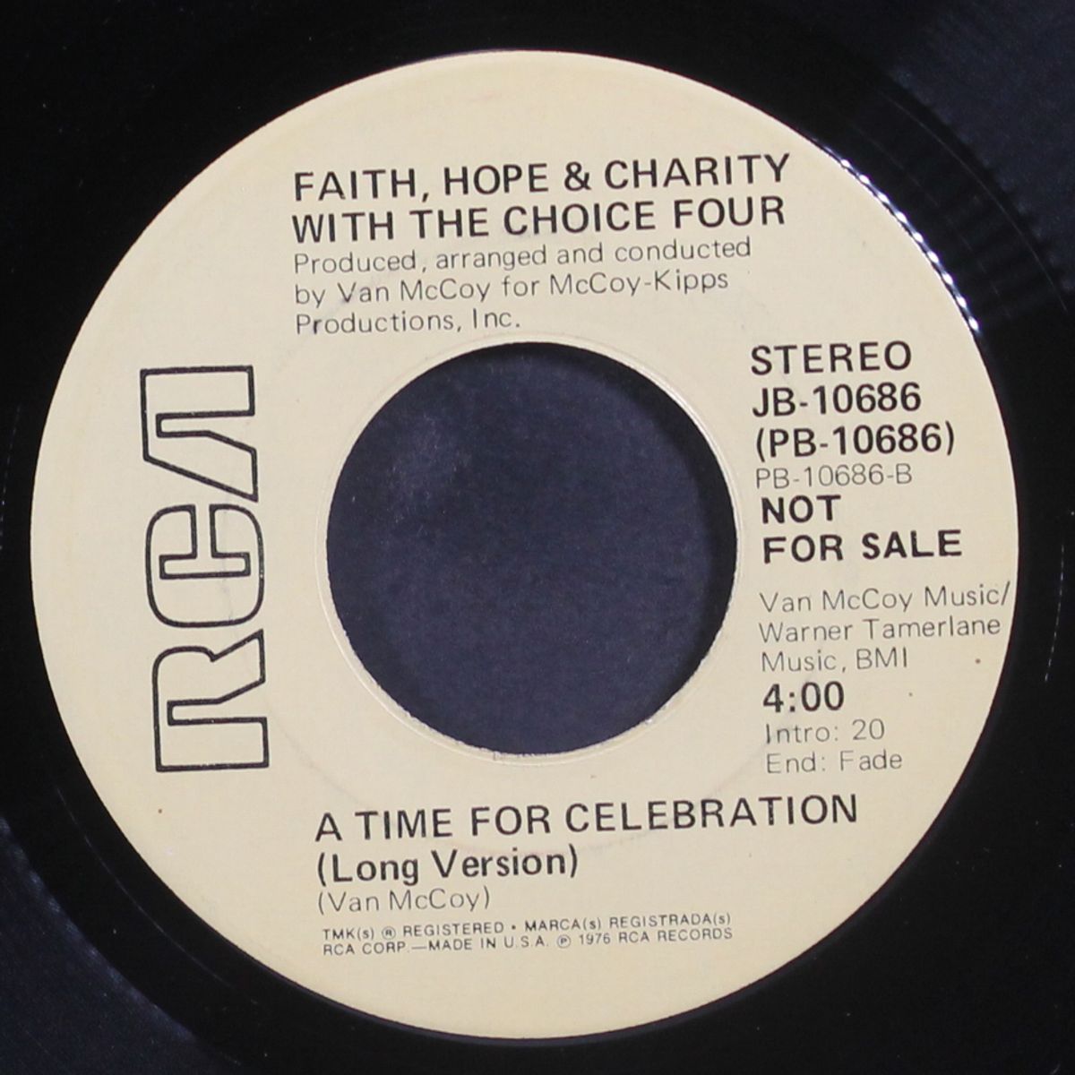 a time for celebration by FAITH, HOPE & CHARITY