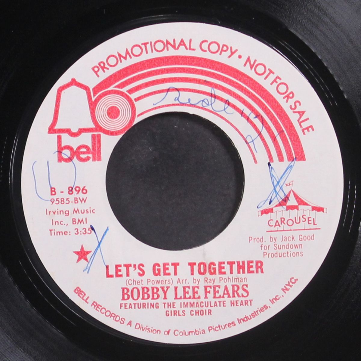 let's get together by BOBBY LEE FEARS