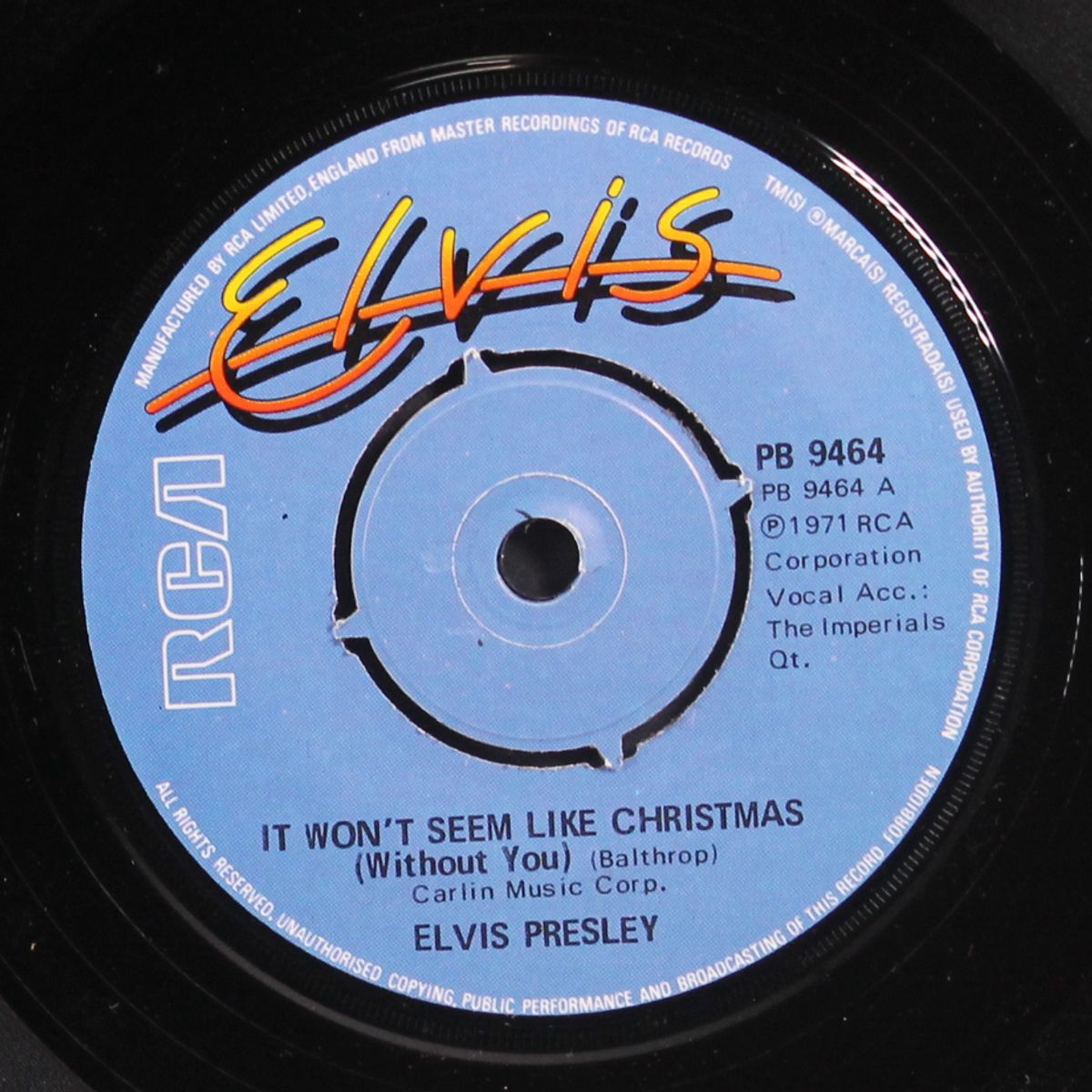 it won't seem like christmas by ELVIS PRESLEY