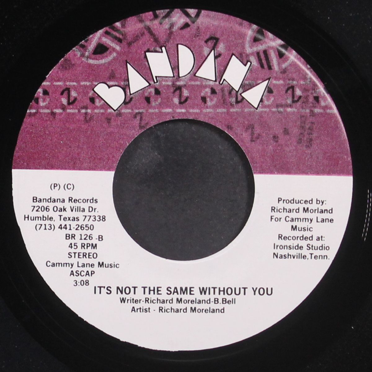 i want your love again / it's not the same without you by RICHARD MORELAND