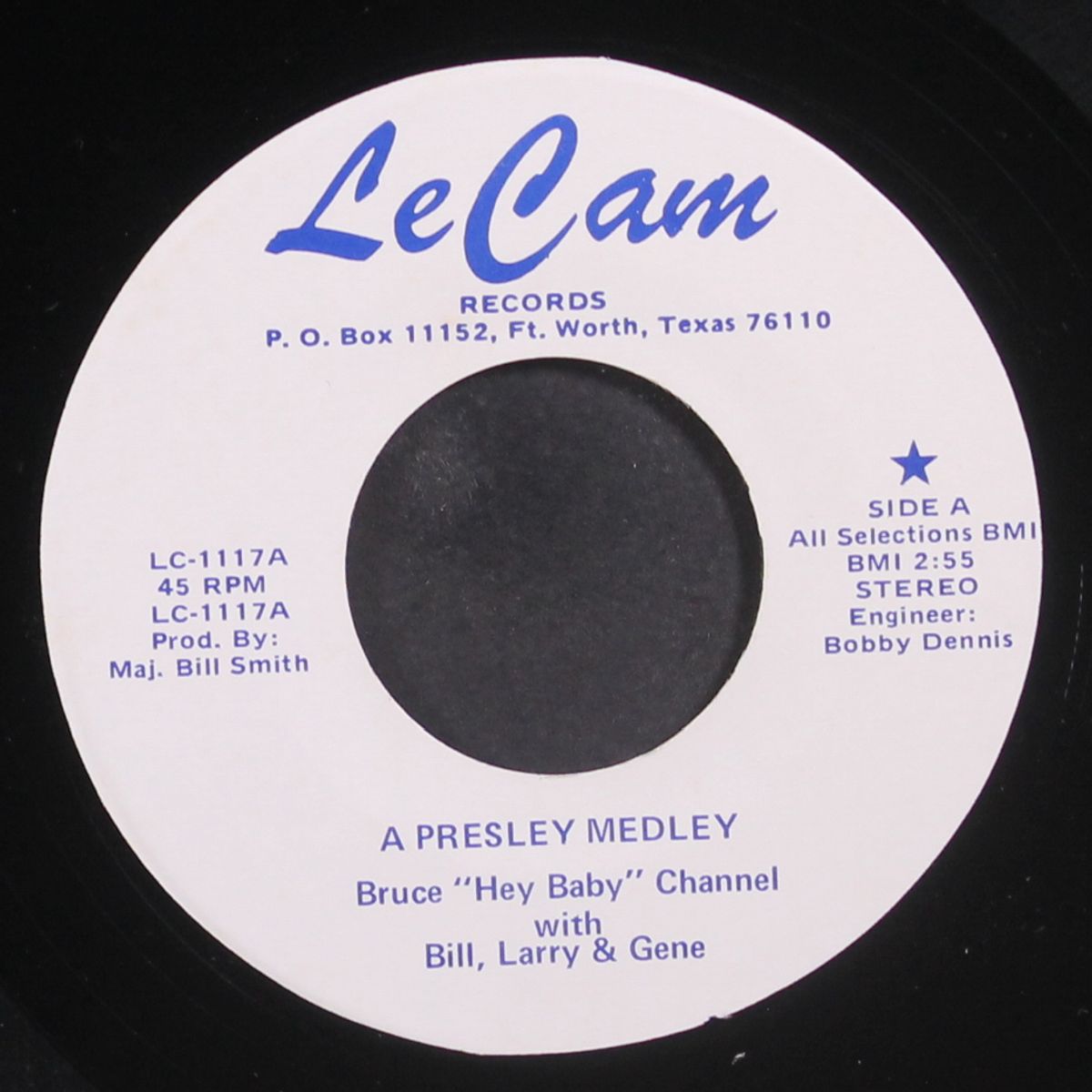 a presley medley by BRUCE CHANNEL