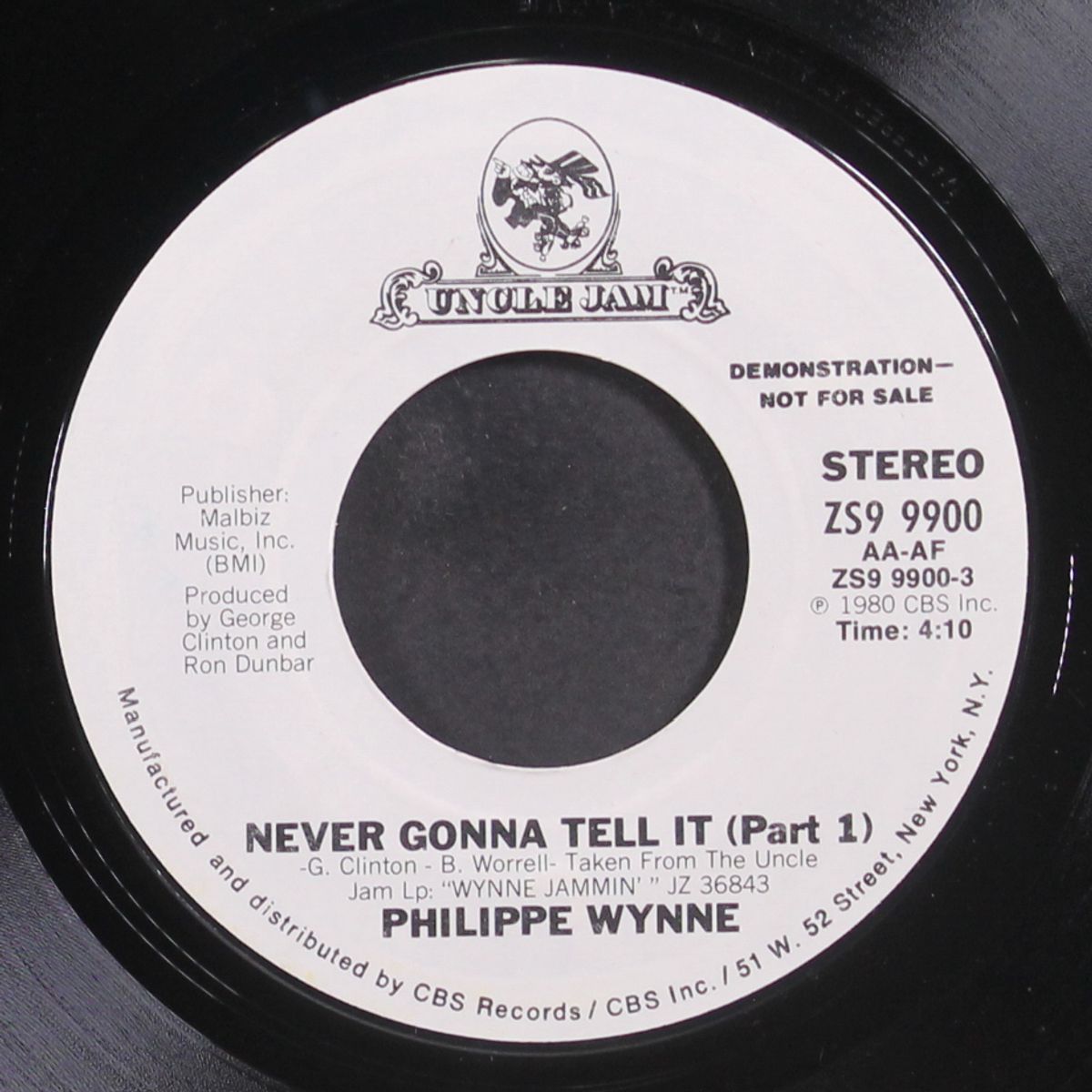 never gonna tell it by PHILIPPE WYNNE