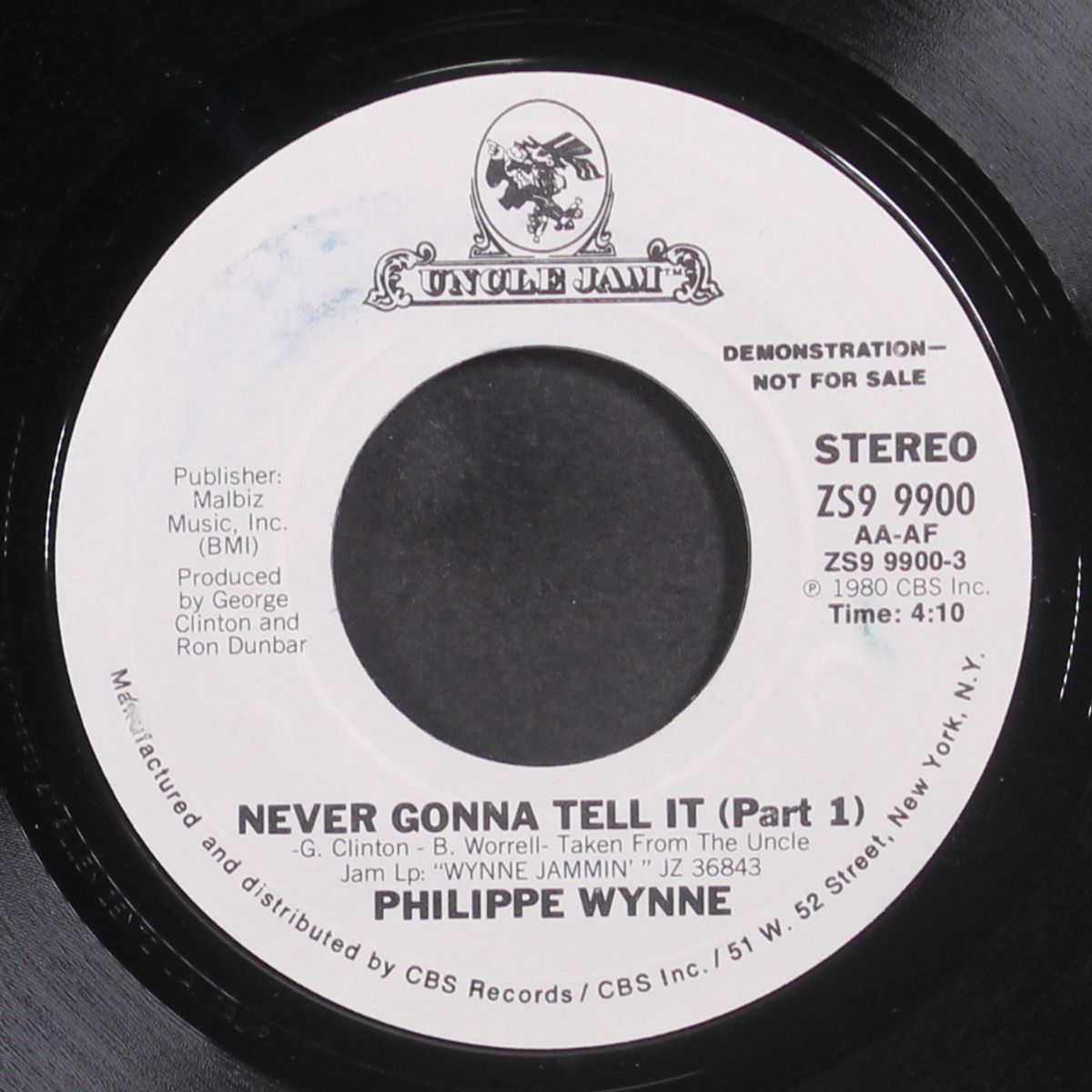 never gonna tell it by PHILIPPE WYNNE