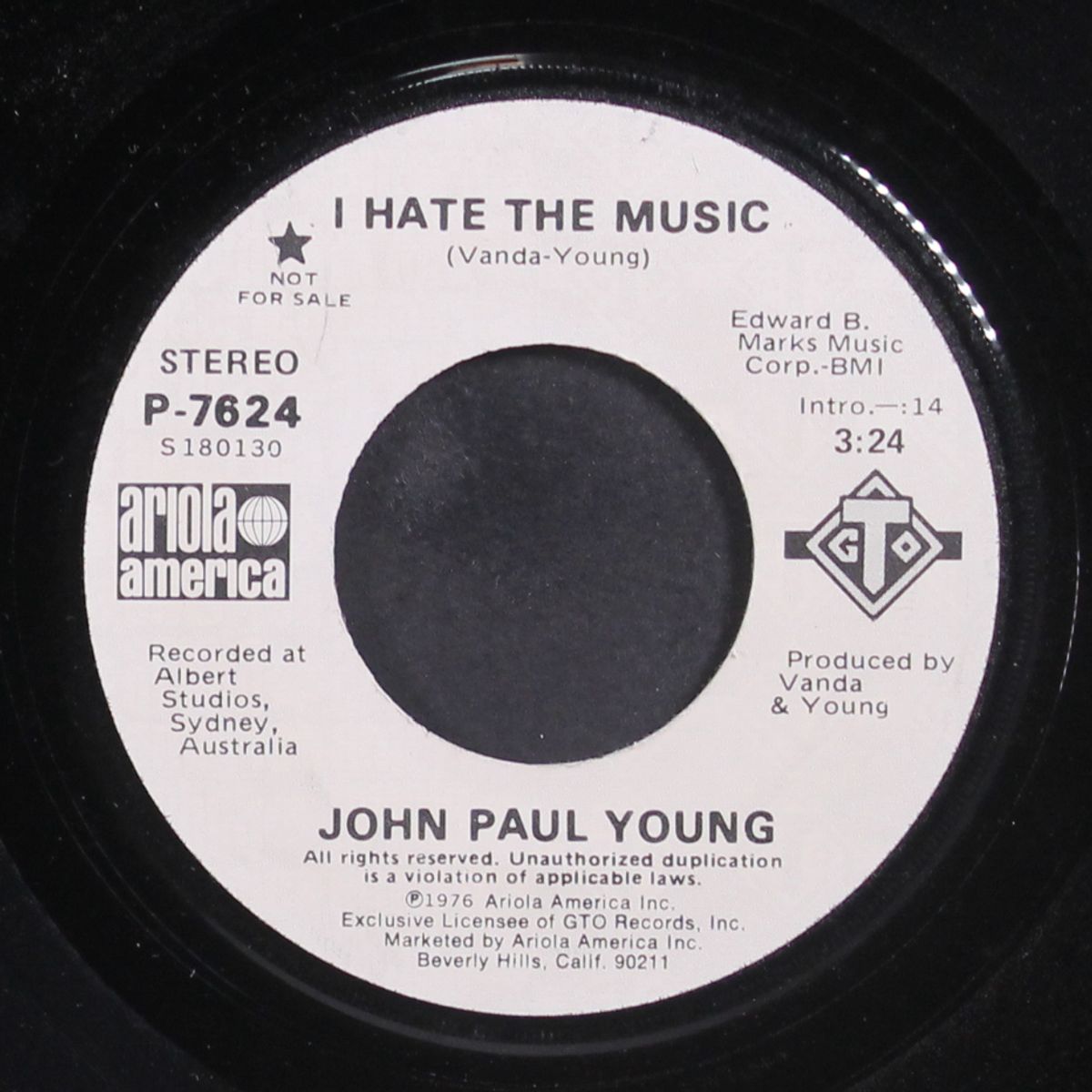 i hate the music by JOHN PAUL YOUNG