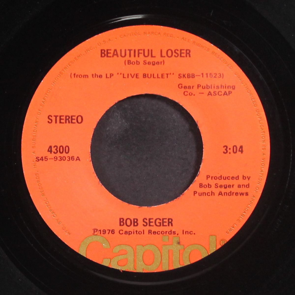 travelin' man / beautiful loser by BOB SEGER