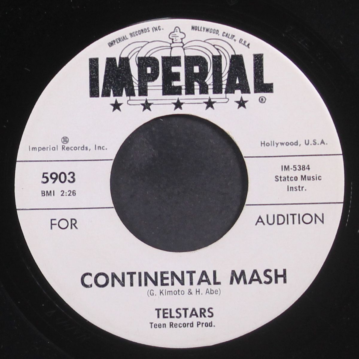 stomp happy / continental mash by TELSTARS