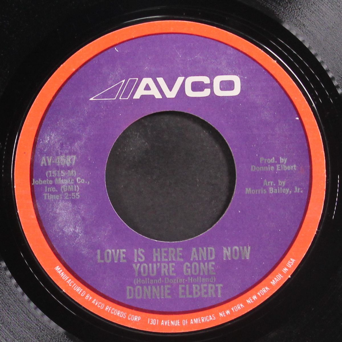 i can't help myself / love is here and now you're gone by DONNIE ELBERT
