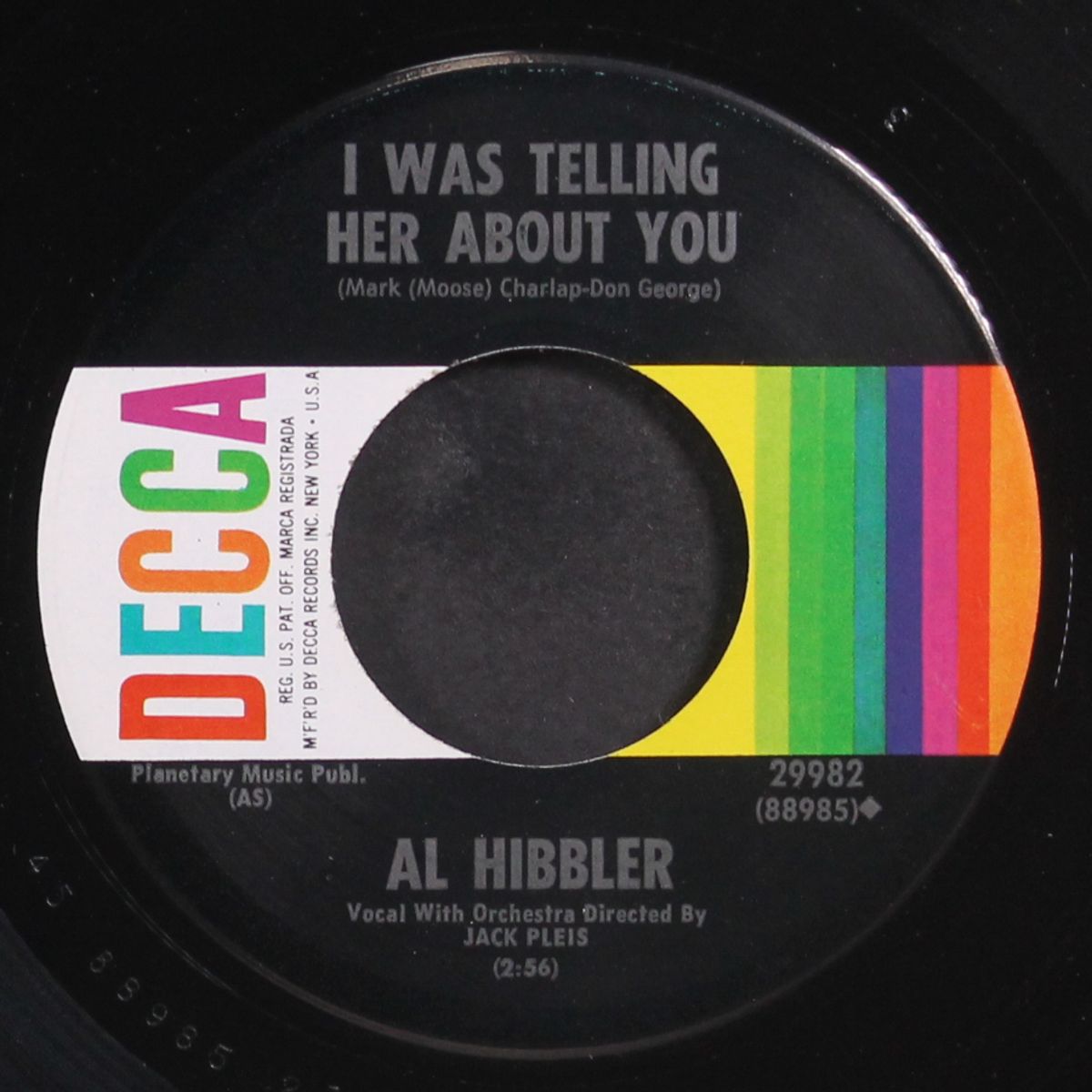 after the lights go down low / i was telling her about you by AL HIBBLER