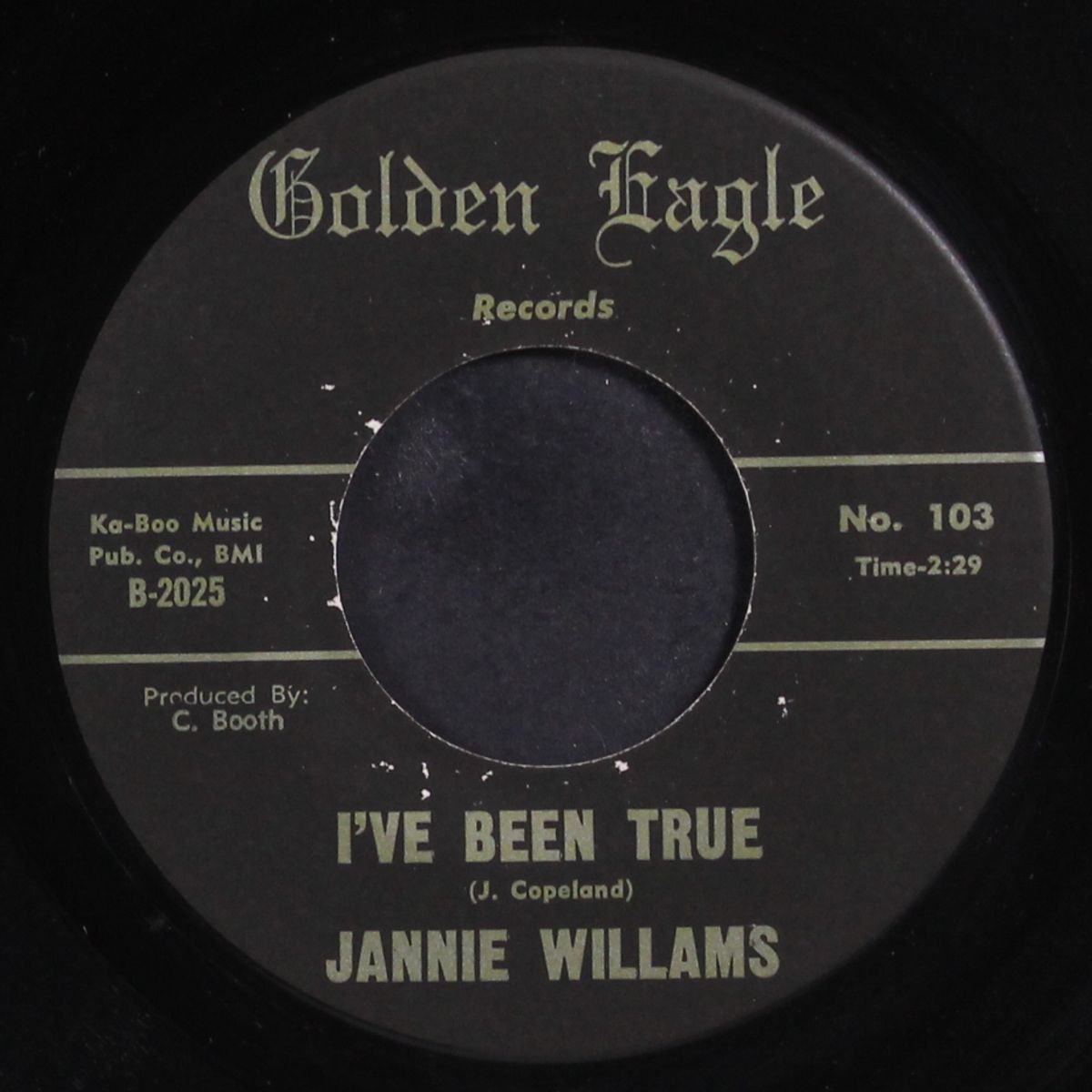 i've been true / get up off your knees by JANNIE WILLIAMS