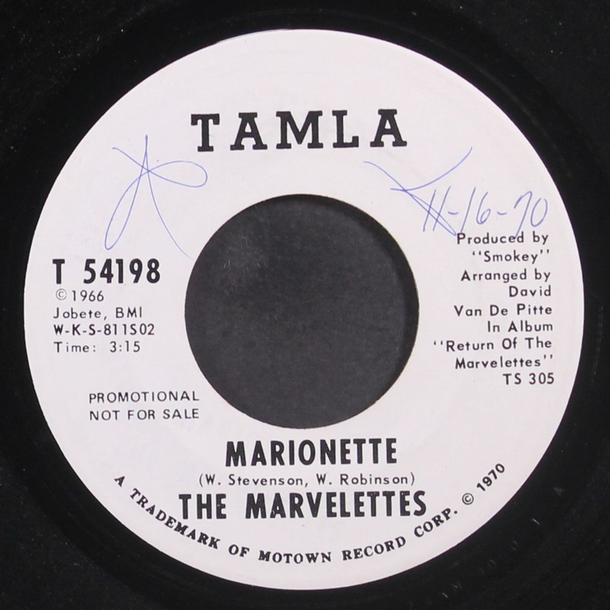 marionette / same by MARVELETTES