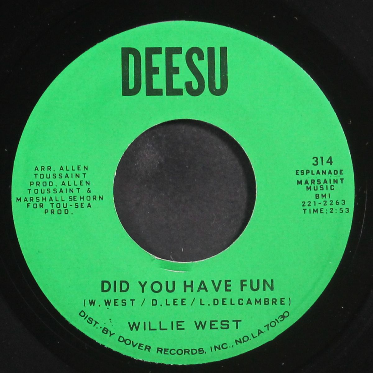 did you have fun / keep you mine by WILLIE WEST