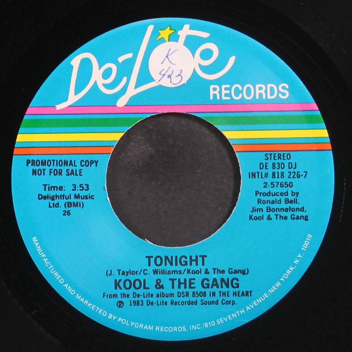 tonight / same by KOOL & THE GANG