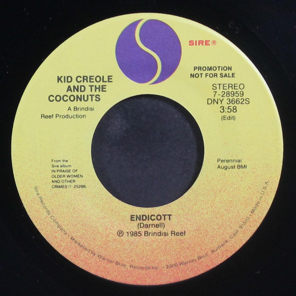 endicott / same by KID CREOLE & COCONUTS
