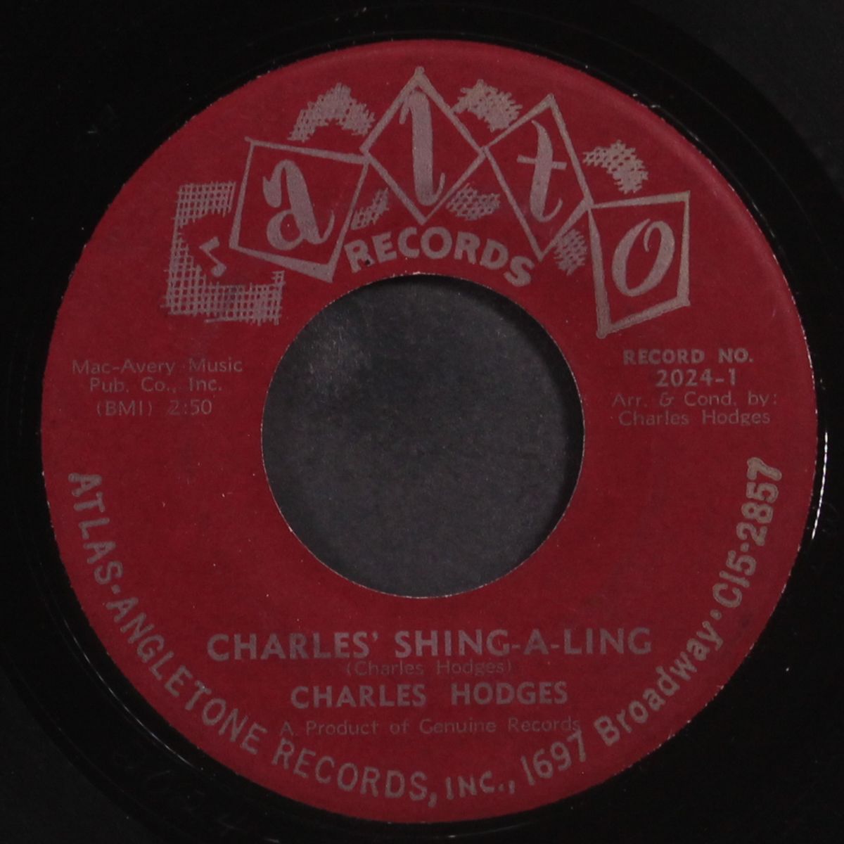 you were using me / charles' shing-a-ling by CHARLES HODGES