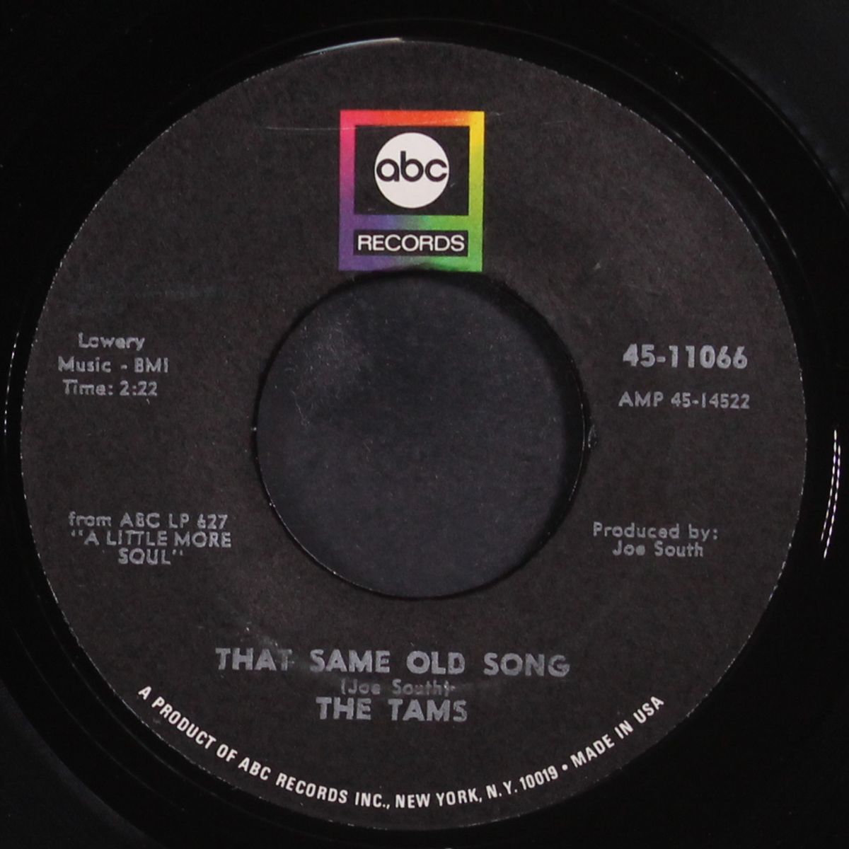 be young, be foolish, be happy / that same old song by TAMS