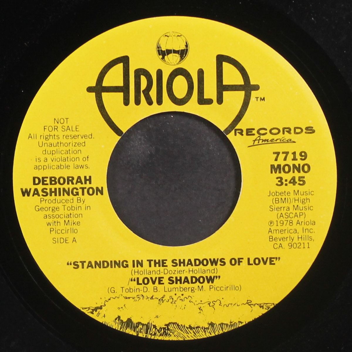 standing in the shadows of love / mono by DEBORAH WASHINGTON