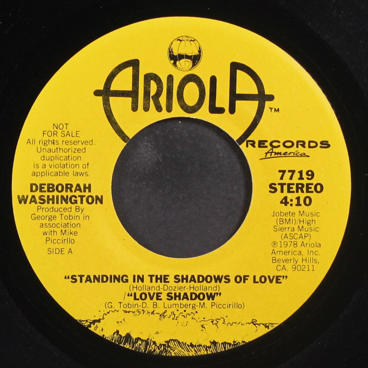 standing in the shadows of love / mono by DEBORAH WASHINGTON