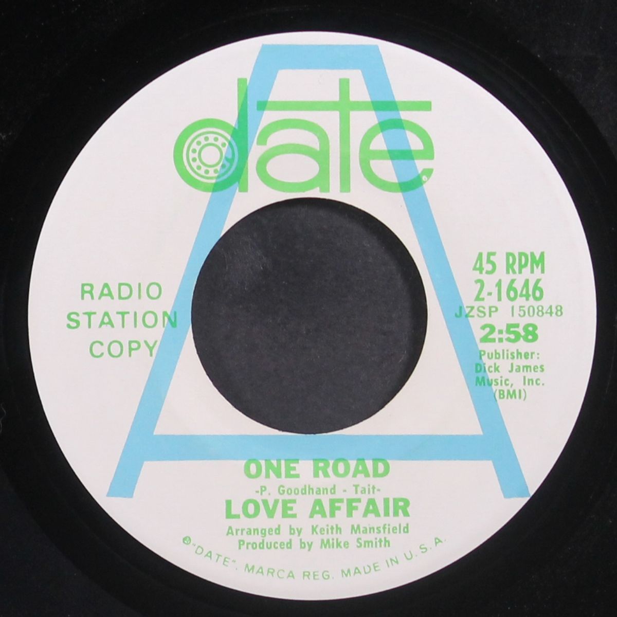 one road / let me know by LOVE AFFAIR