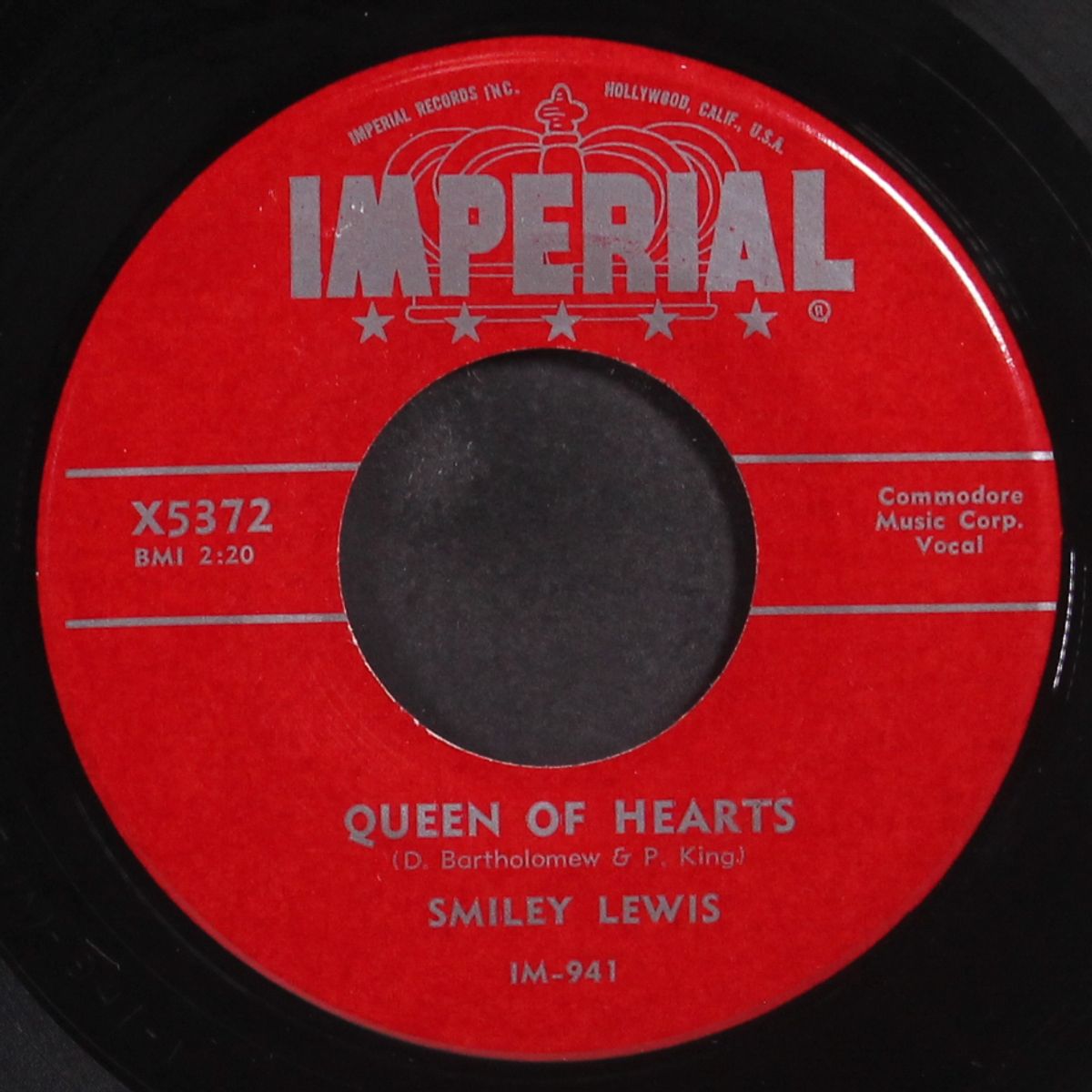 come on / queen of hearts by SMILEY LEWIS