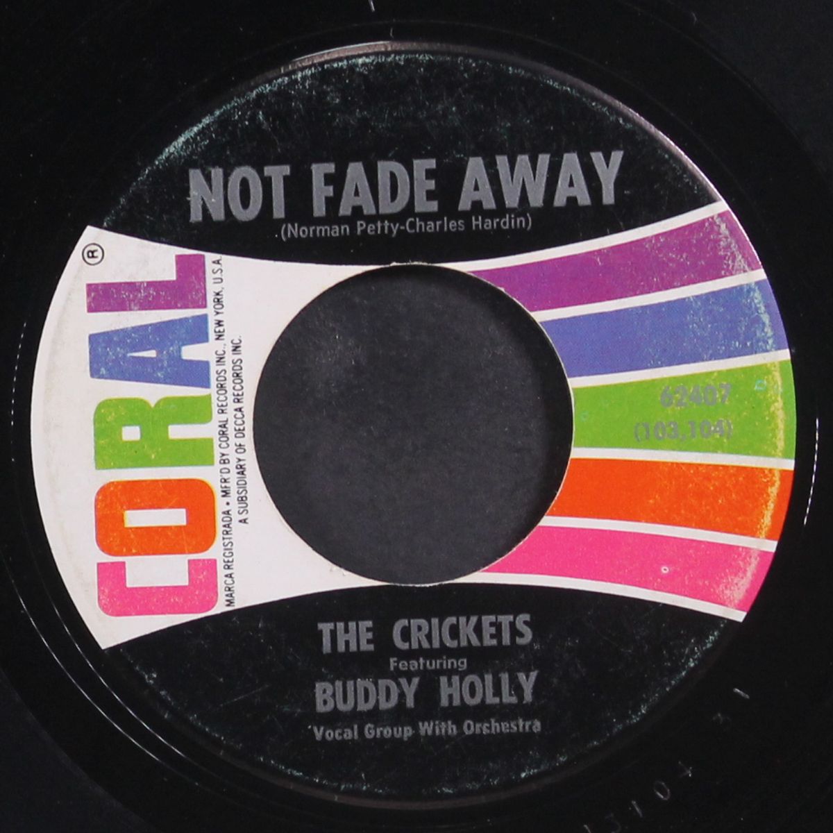 maybe baby / not fade away by CRICKETS