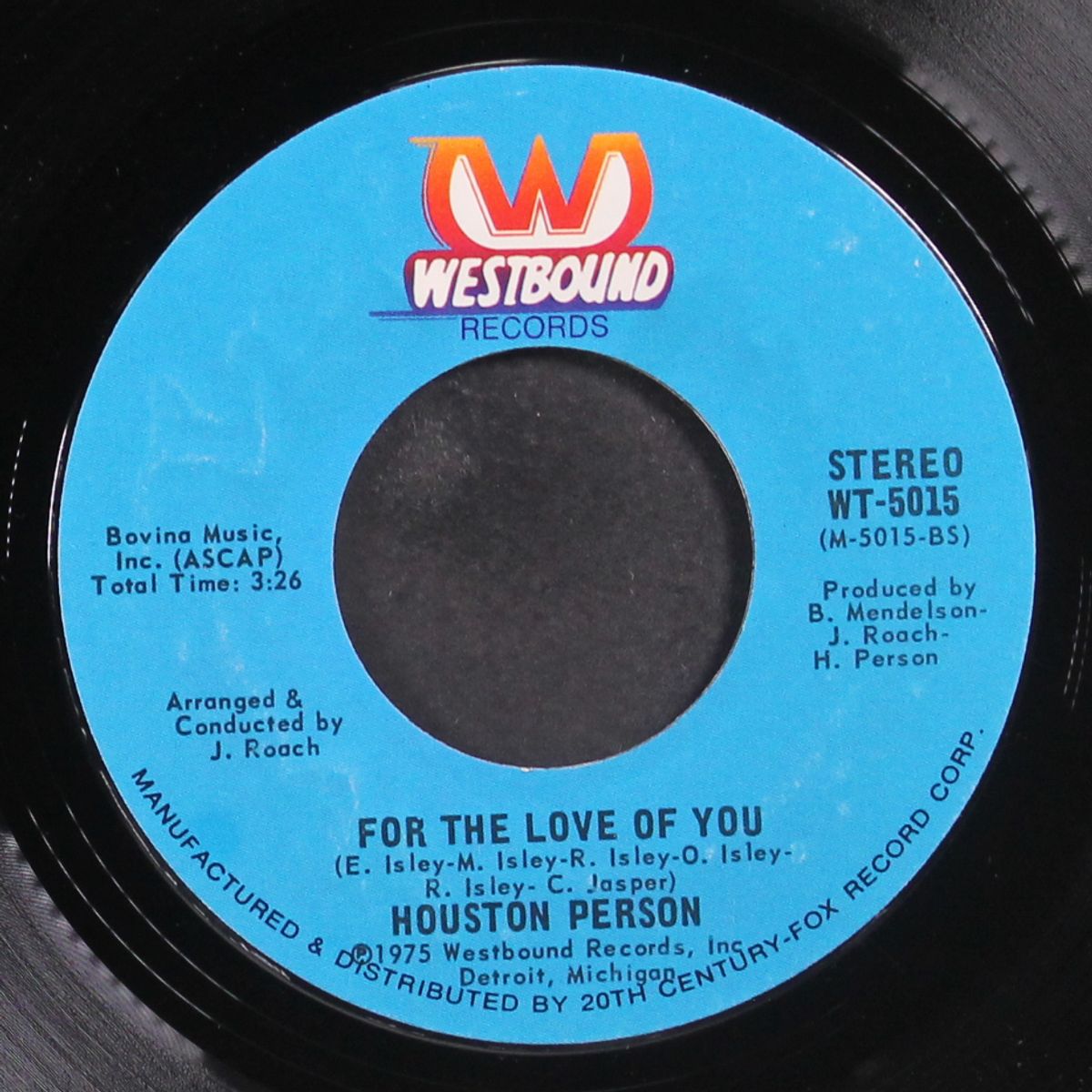 disco sax / for the love of you by HOUSTON PERSON