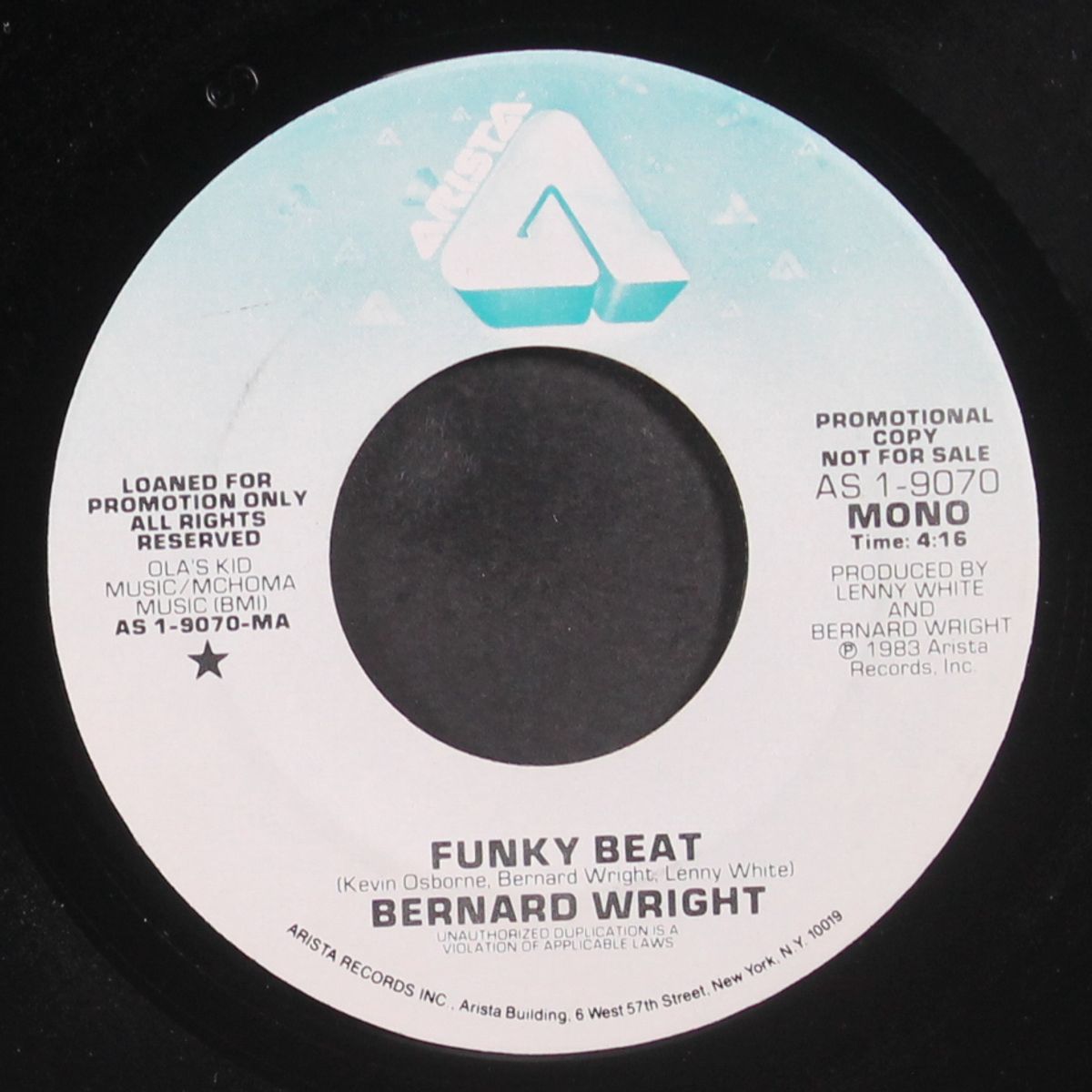 funky beat / mono by BERNARD WRIGHT