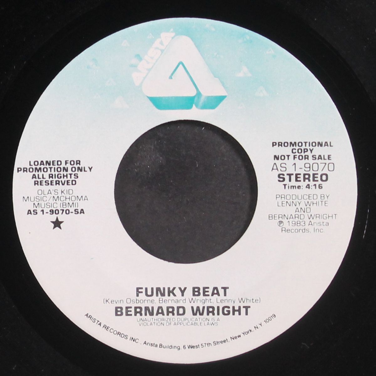 funky beat / mono by BERNARD WRIGHT
