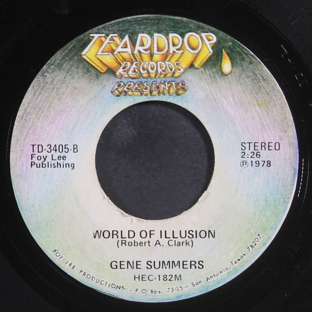 goodbye priscilla / world of illusion by GENE SUMMERS