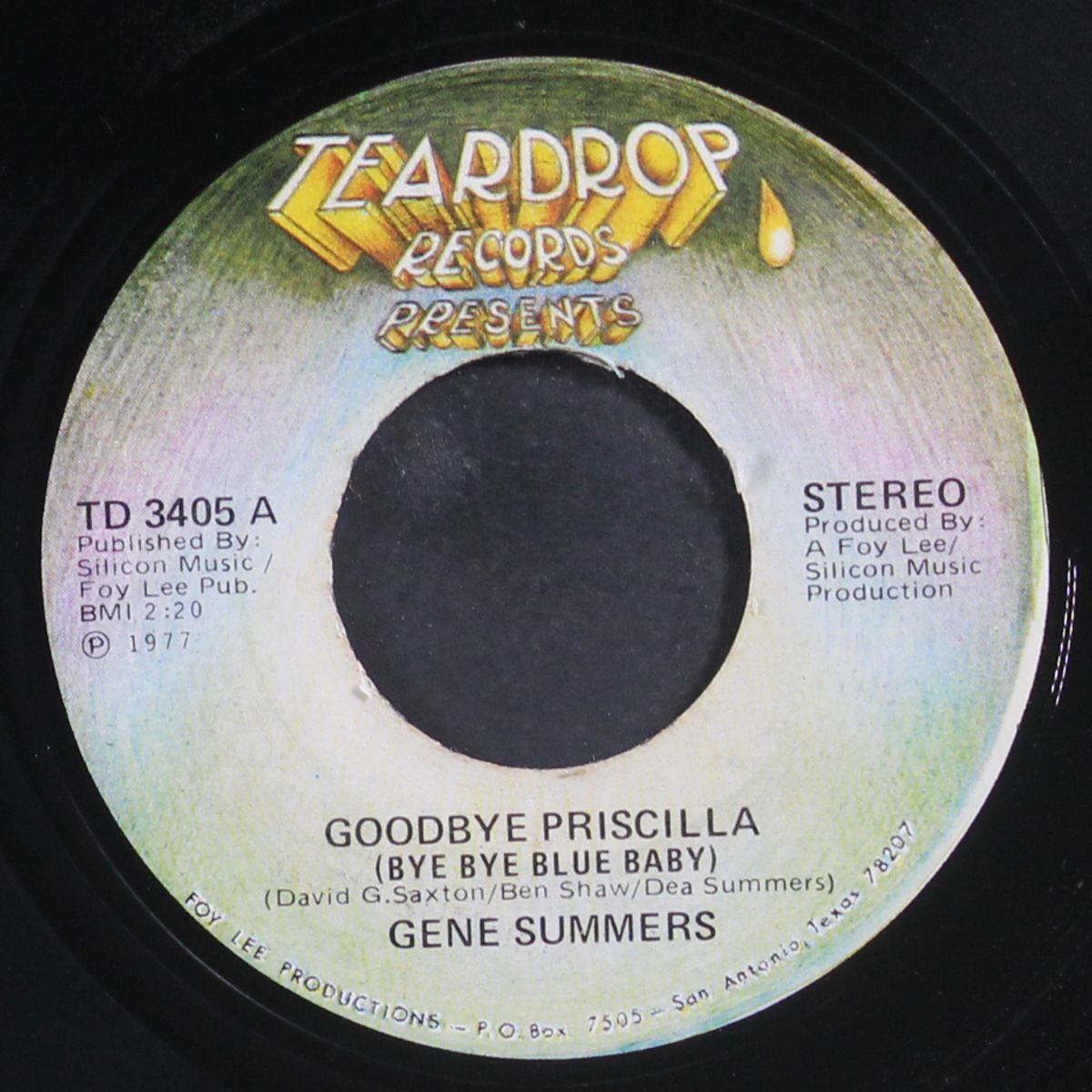 goodbye priscilla / world of illusion by GENE SUMMERS