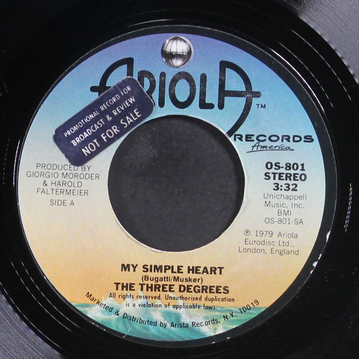 my simple heart / hot summer night by THREE DEGREES