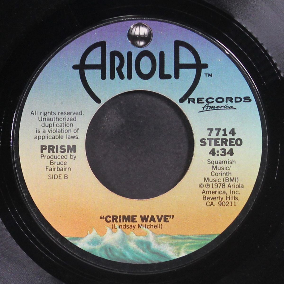 flyin' / crime wave by PRISM