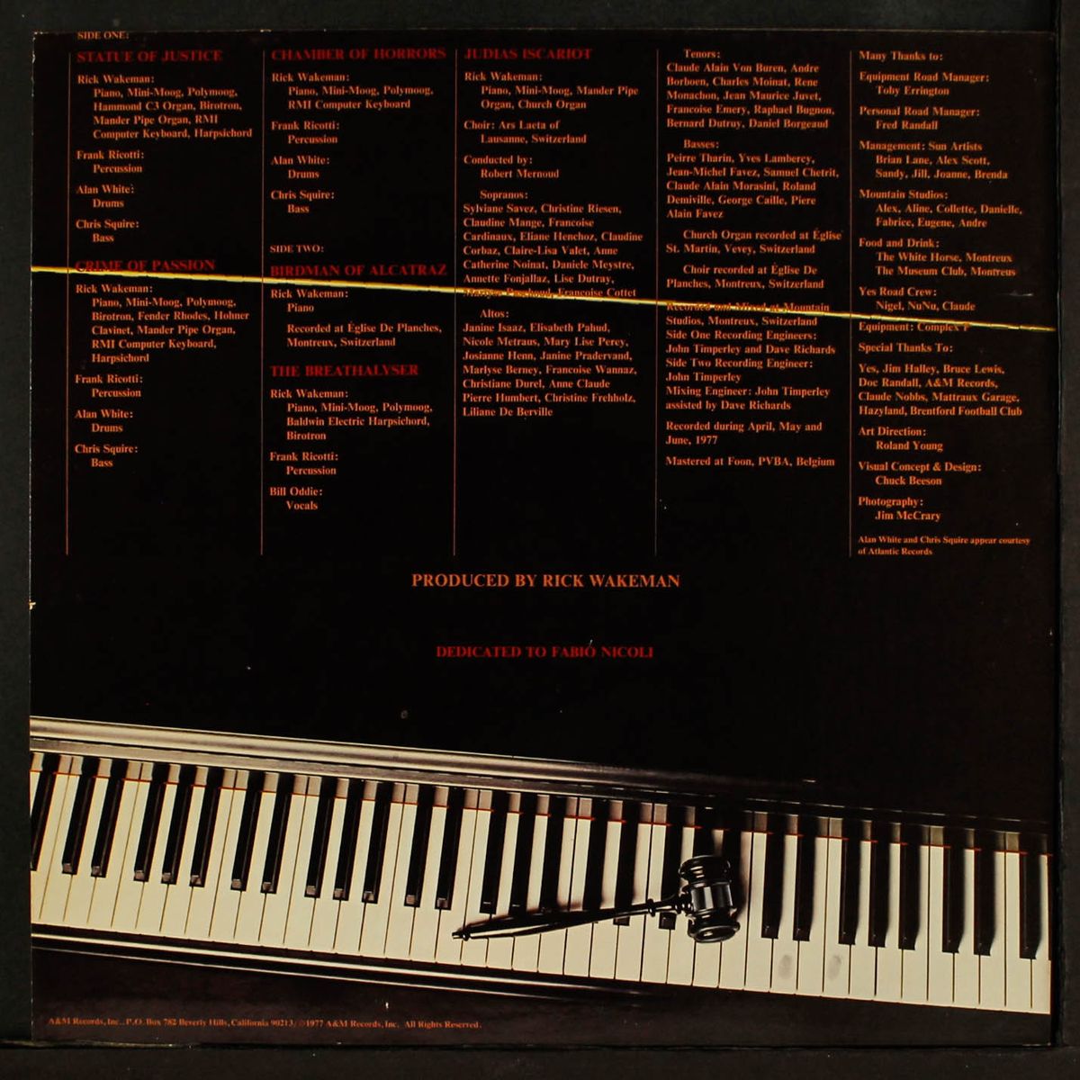 criminal record by RICK WAKEMAN