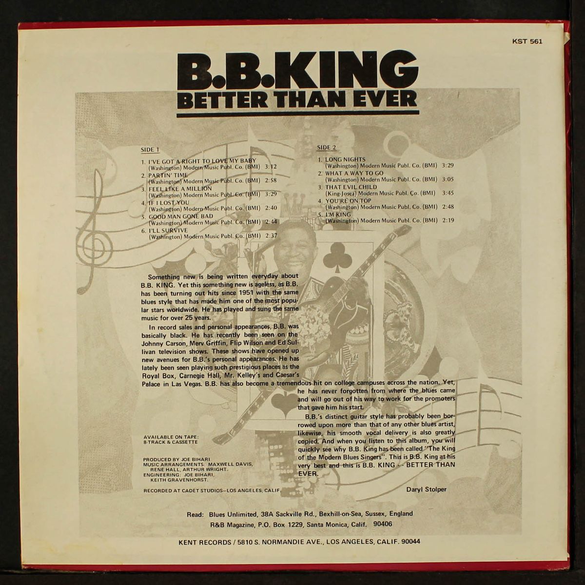 better than ever by B.B. KING