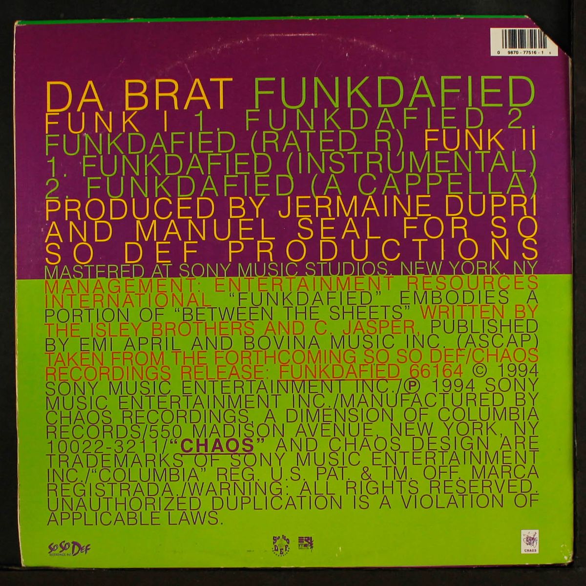 funkdafied / instro by DA BRAT