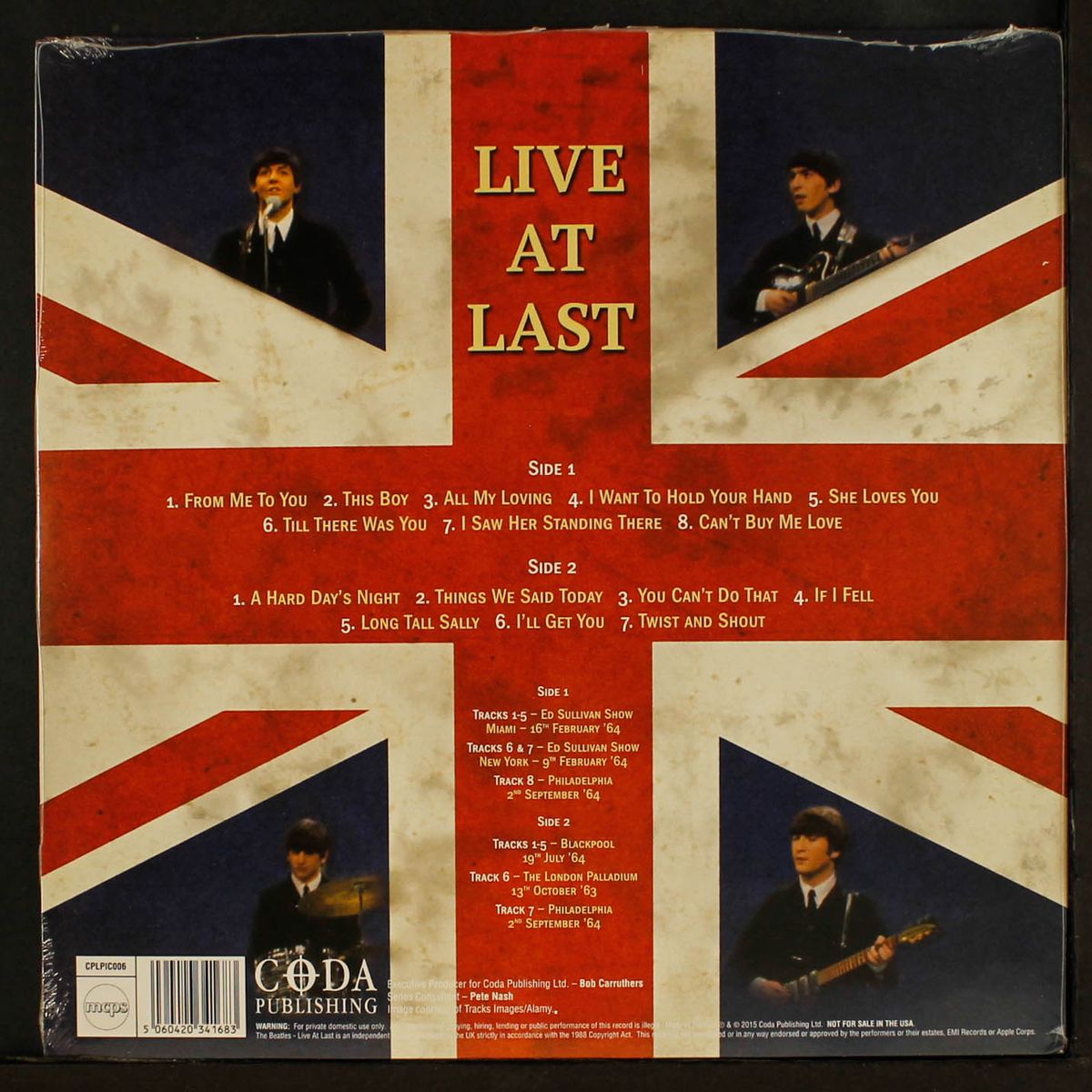 live at last by BEATLES