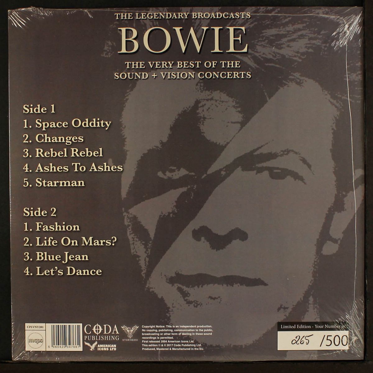 sounds & visions (the legendary broadcasts) by DAVID BOWIE