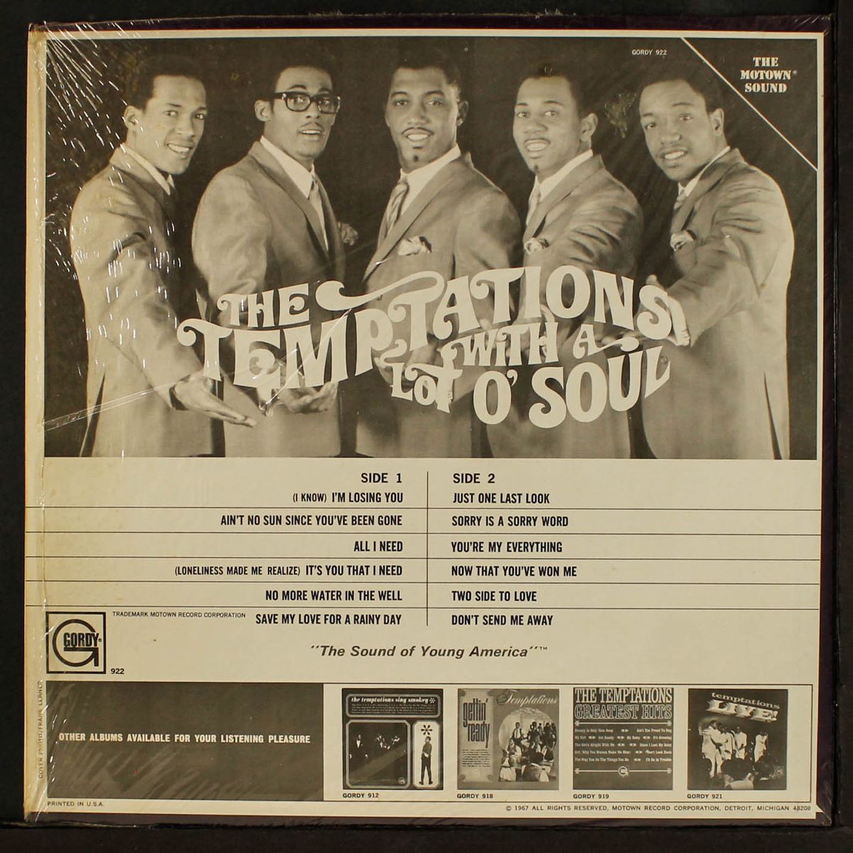 with a lot o' soul by TEMPTATIONS