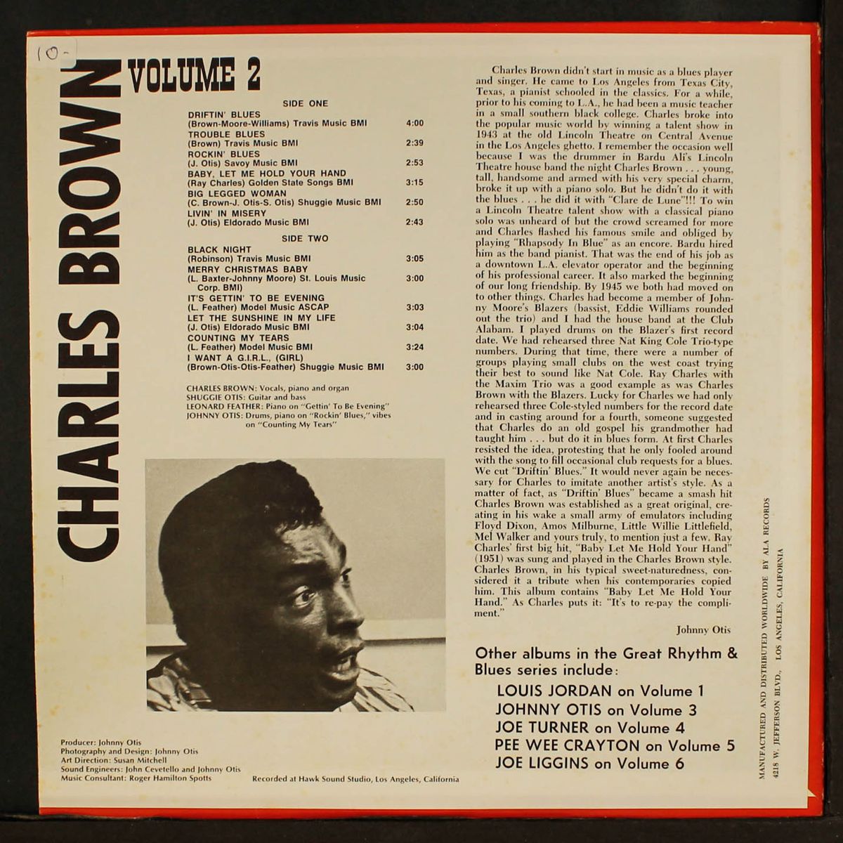 great rhythm & blues oldies, vol. 2 by CHARLES BROWN