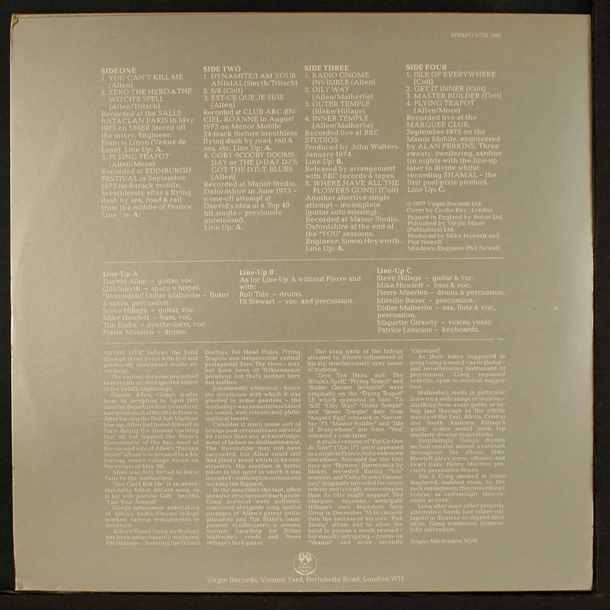 live etc by GONG