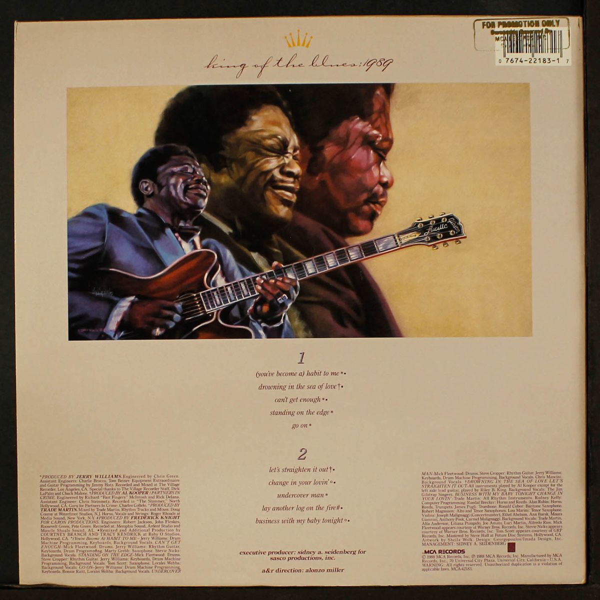 king of the blues: 1989 by B.B. KING