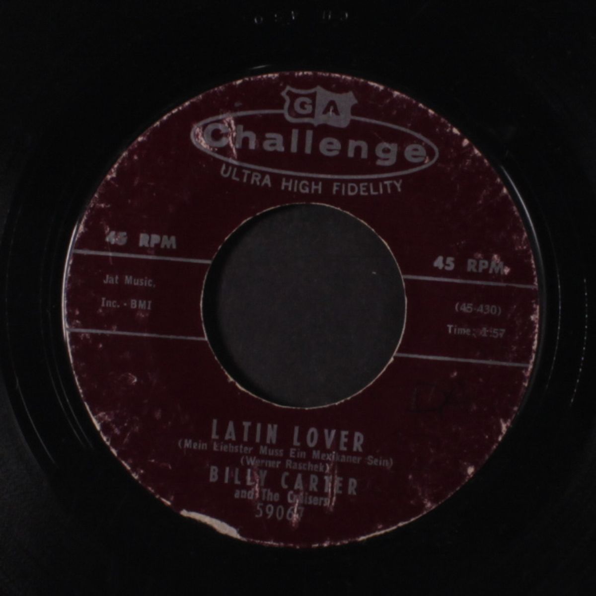 summit ridge drive / latin lover by BILLY CARTER & CRUISERS