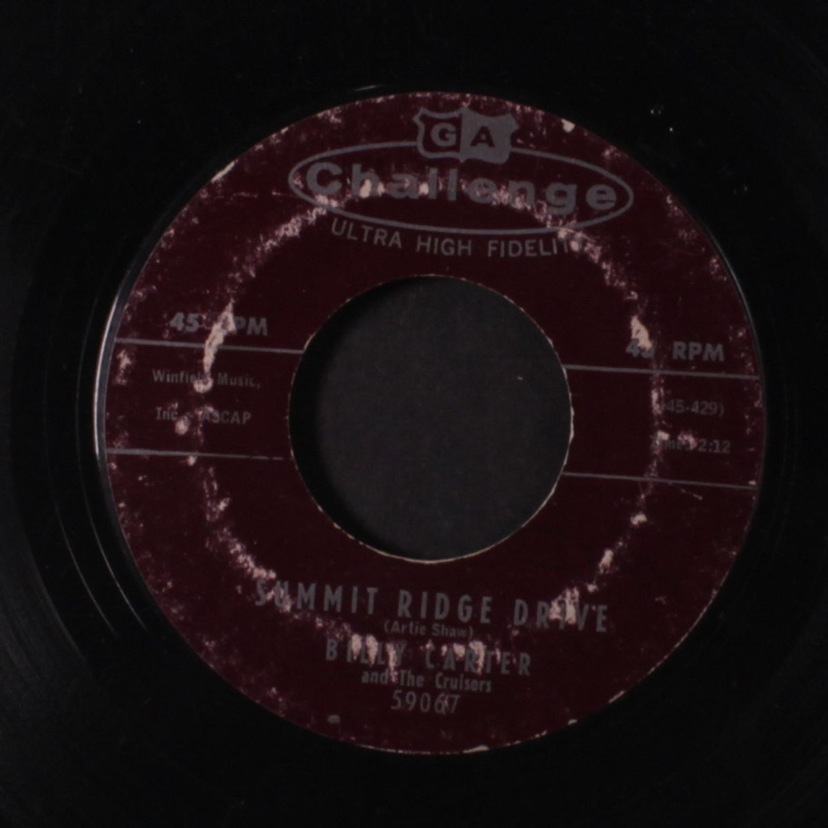 summit ridge drive / latin lover by BILLY CARTER & CRUISERS