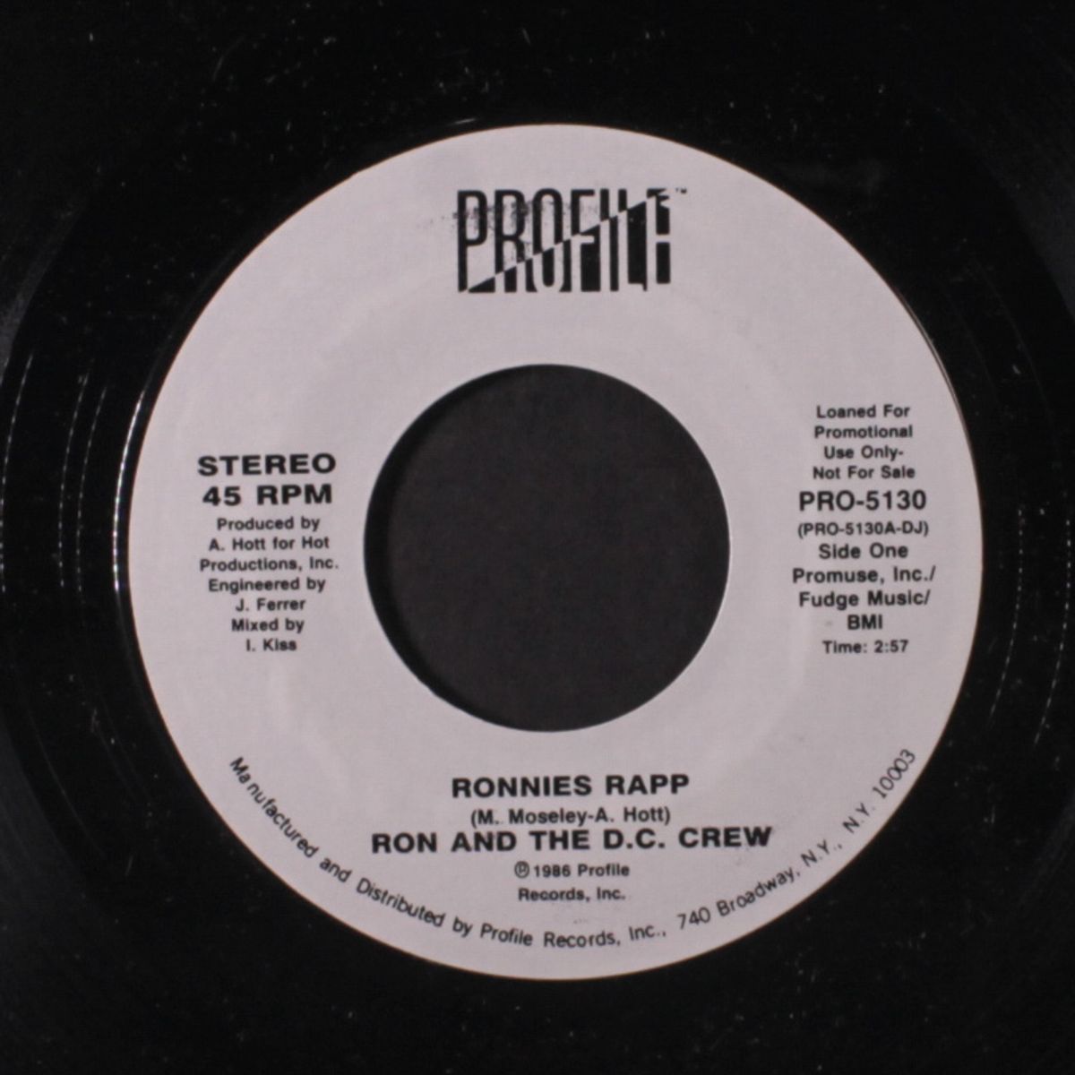ronnies rapp / same by RON & D.C. CREW