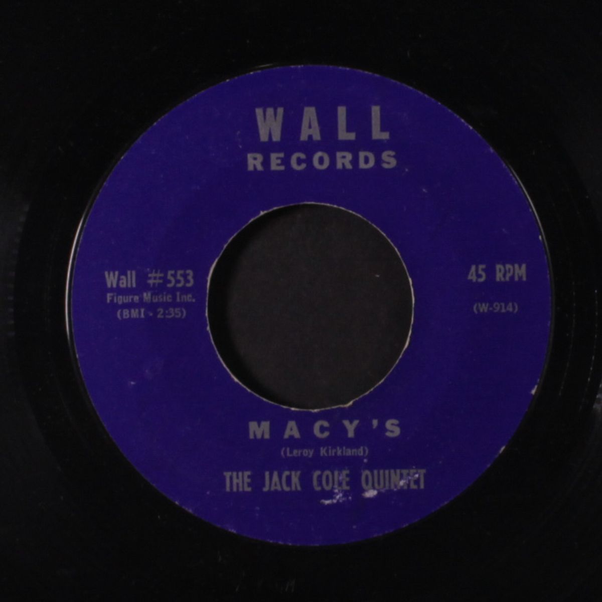 macy's / sax fifth avenue by JACK COLE QUINTET