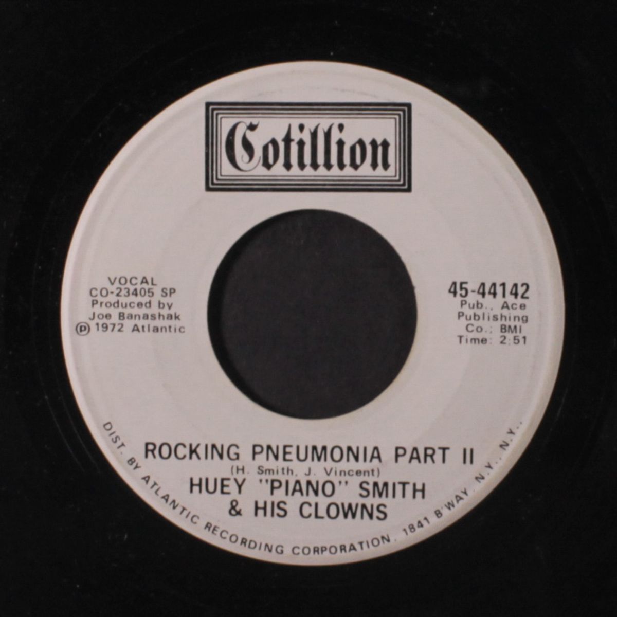 rocking pneumonia / part 2 by HUEY SMITH & CLOWNS