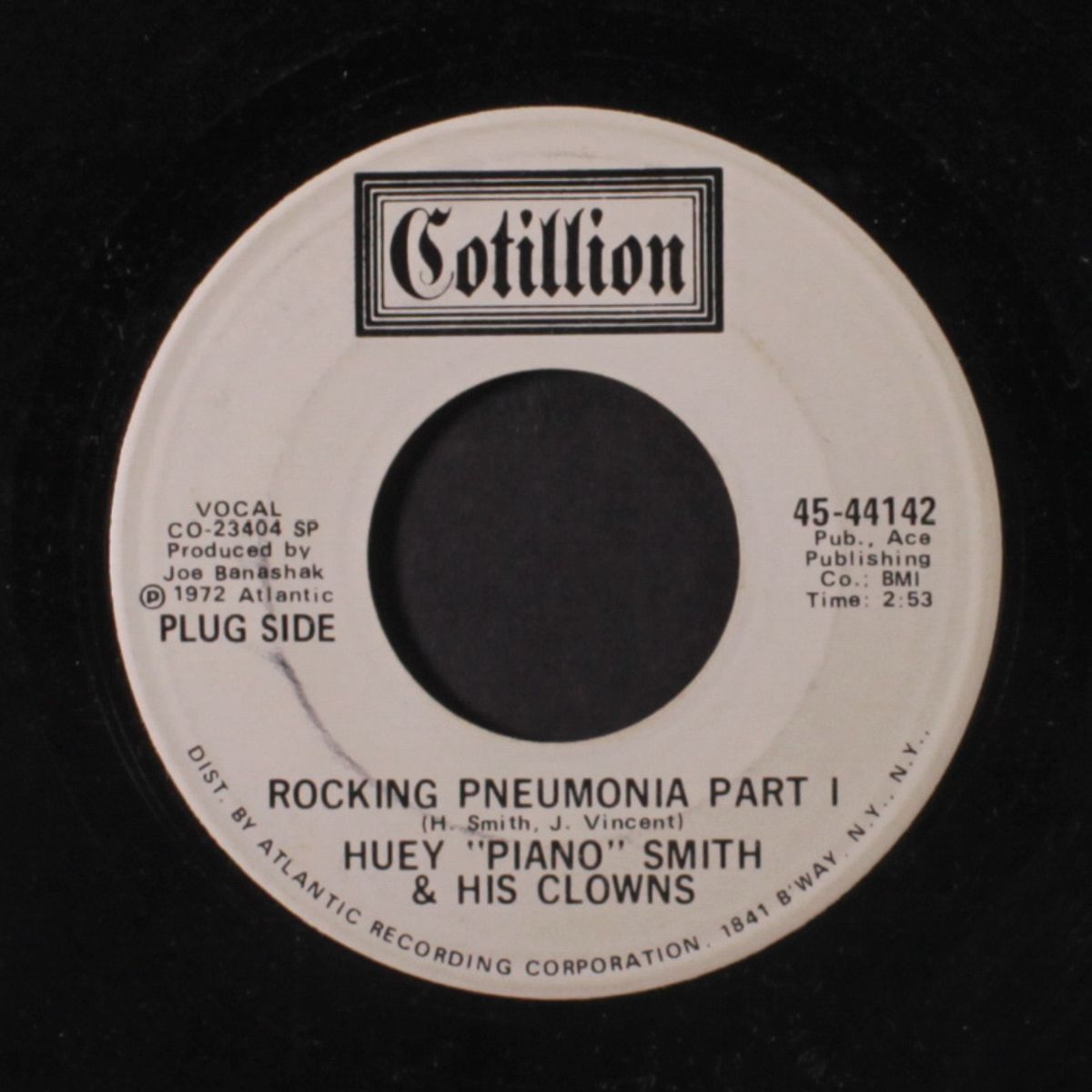 rocking pneumonia / part 2 by HUEY SMITH & CLOWNS