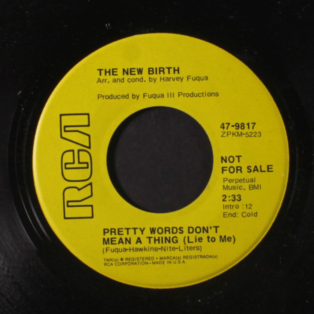 pretty words don't mean a thing (lie to me) / it's you or me by NEW BIRTH