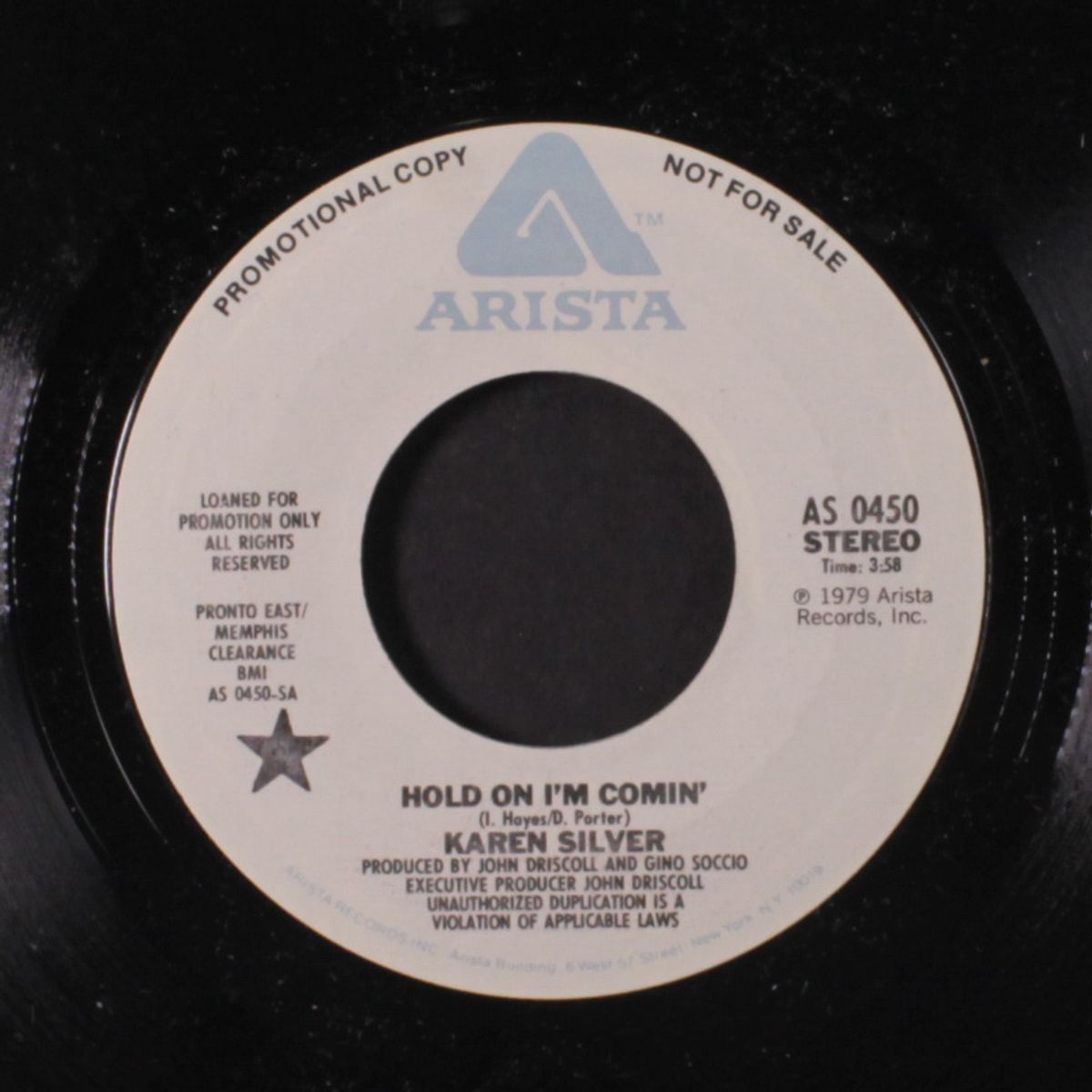 hold on i'm comin' / mono by KAREN SILVER